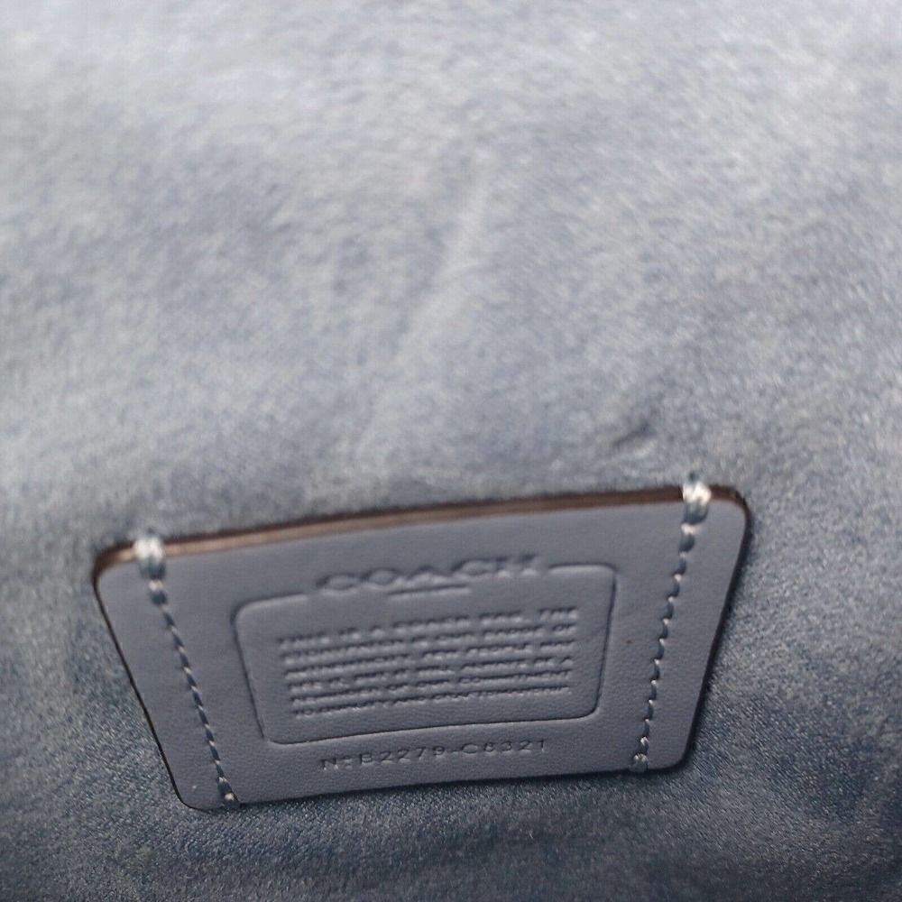 NWT Coach C8321 North/South Lonnie Crossbody In Signature Jacquard Marble Blue - Picture 3 of 4